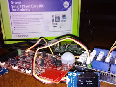 Plant Monitor with PSoC Analog Coprocessor