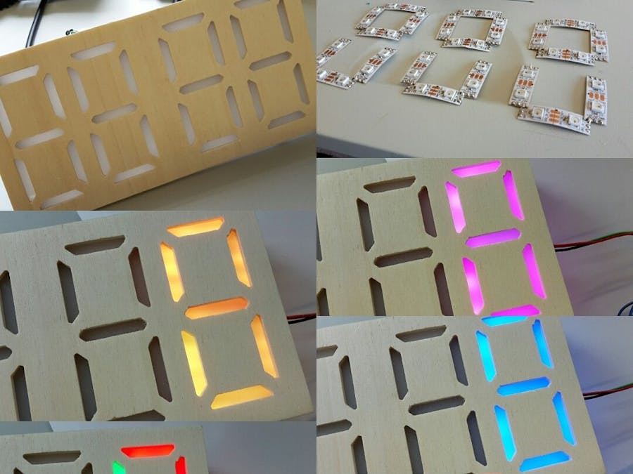 NeoPixel 7-segment Display