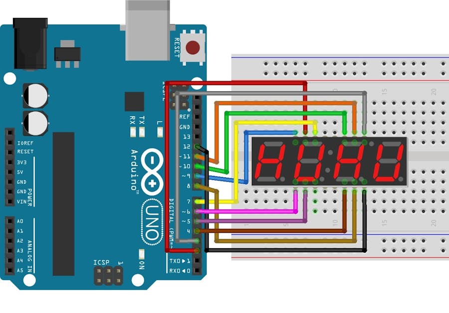 Programming 4 Digit 7 Segment Led Display Arduino Project Hub 1544