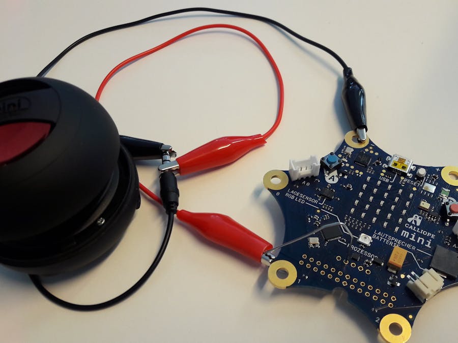 Calliope Lautsprecher/Kopfhörer anschließen