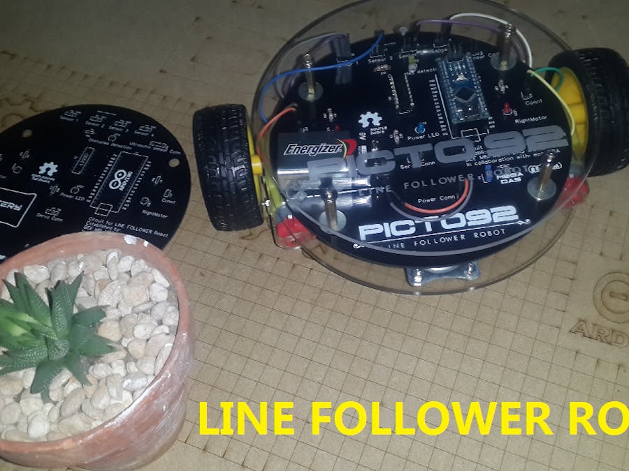 Line Follower Robot (PICTO 92)