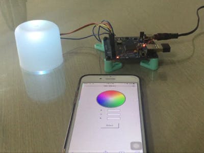 Remote-Controlled PHPoC Mood Light