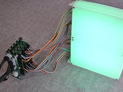 Modular 4 X 4 RGB LED Touch Panel