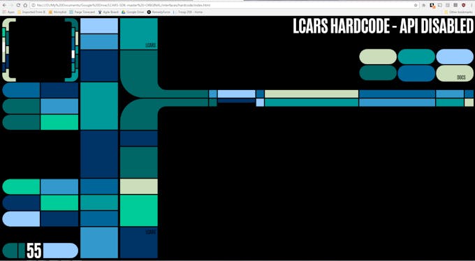 Star Trek (LCARS) Home Automation Control Panel - Hackster.io