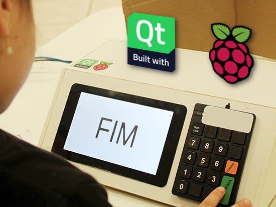Electronic Voting Machine built with Raspberry Pi and Qt5