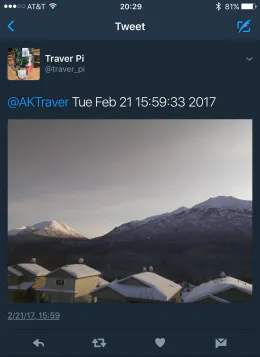 Alaska RasPi – TwitterPi