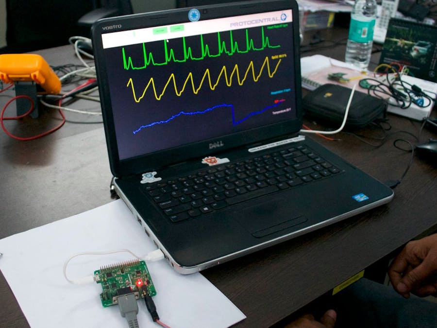 Using HealthyPi with a PC for ECG, Respiration & SpO2