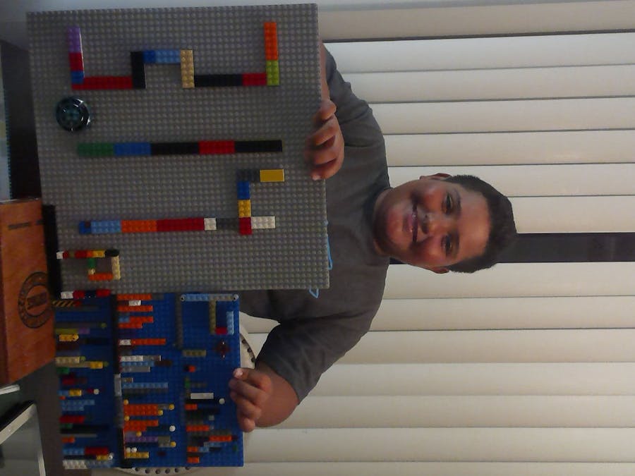 super lego pi bar graph and number