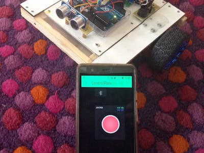 Rover Robot Controlled by a Blynk App from a Mobile