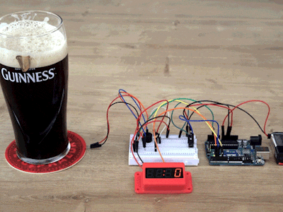 Chug Meter for St. Patrick's Day by Circuito.io
