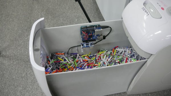Monitoring the Fill Height of Paper Shredder - Arduino Project Hub