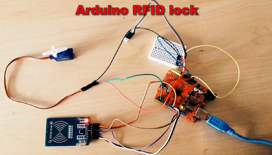 Arduino RFID Lock With RC522 - MIFARE Protocol 13.56 Mhz - Arduino