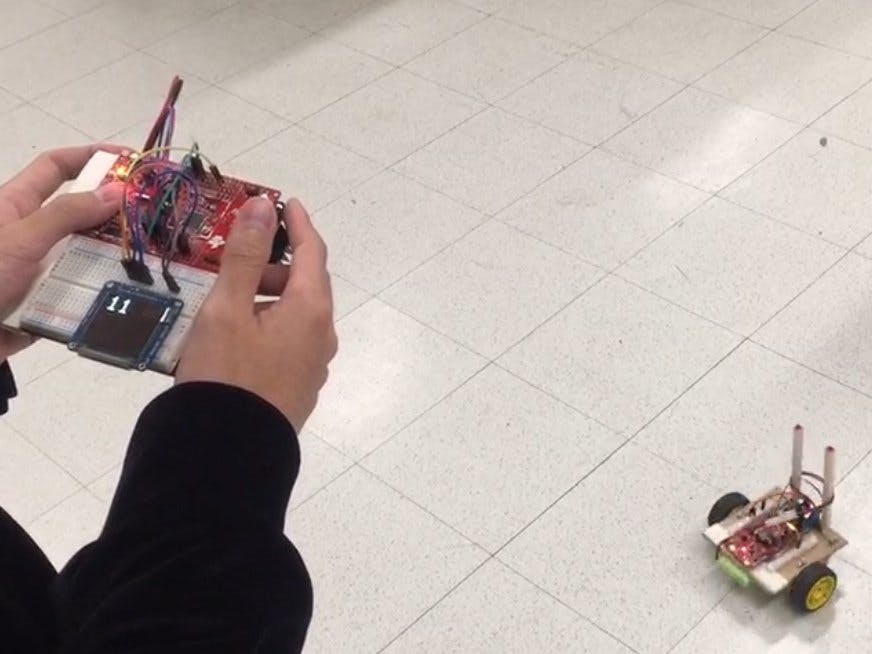 Self-Balancing Rover With Thermometer