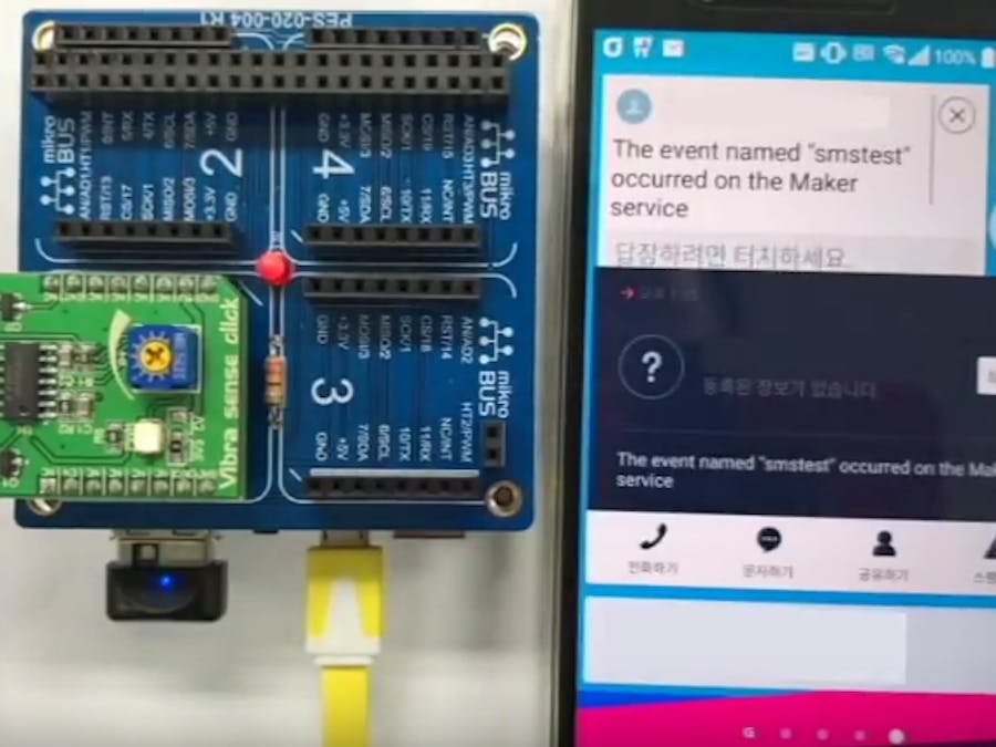 IFTTT's Android SMS Service with PHPoC Blue