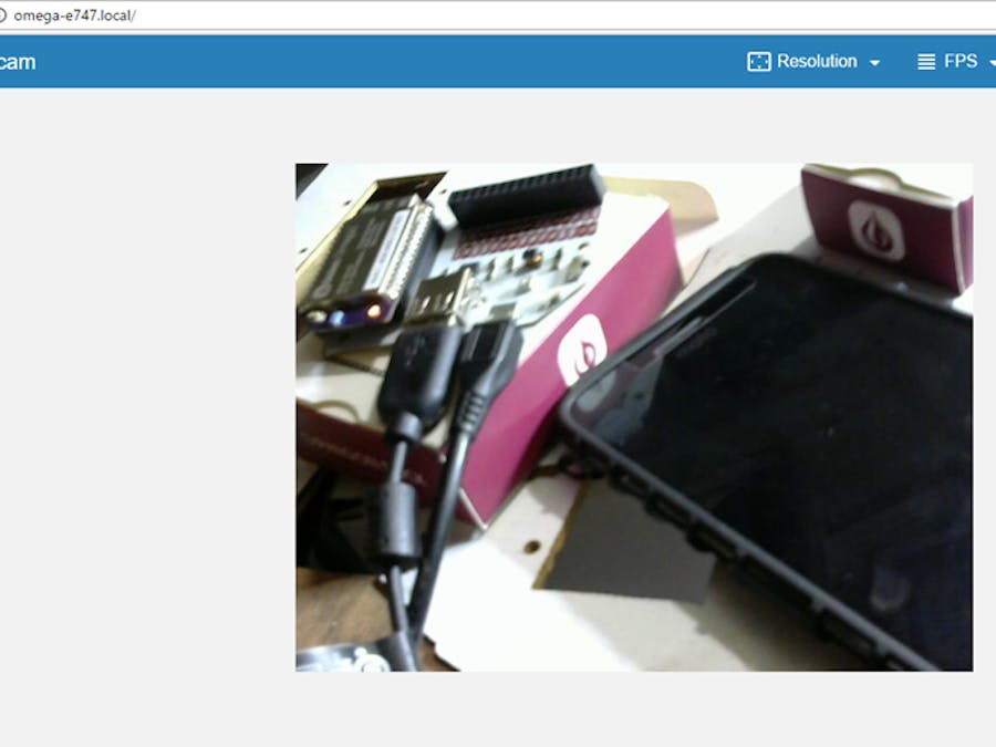 WiFi Camera with the Onion Omega2