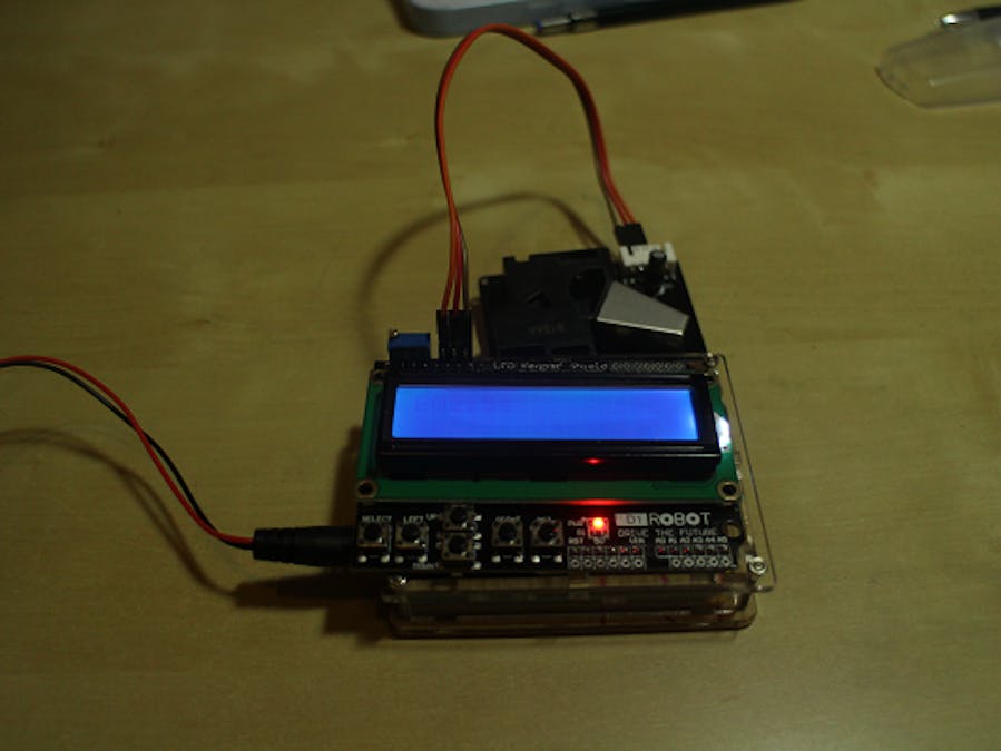 Air dust monitor with arduino