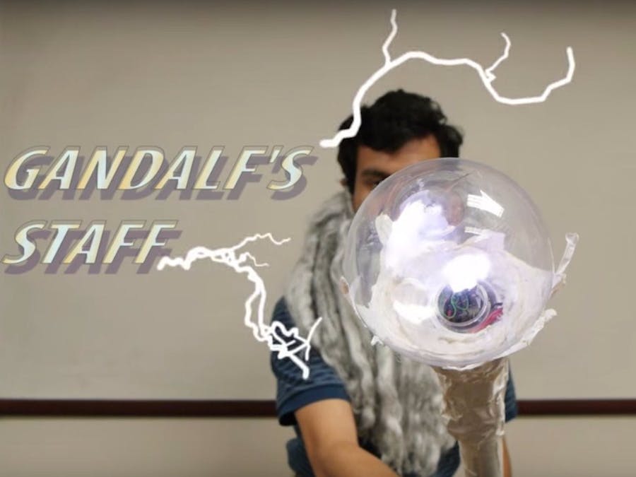 Wizard Staff With GreenPAK and LEDs