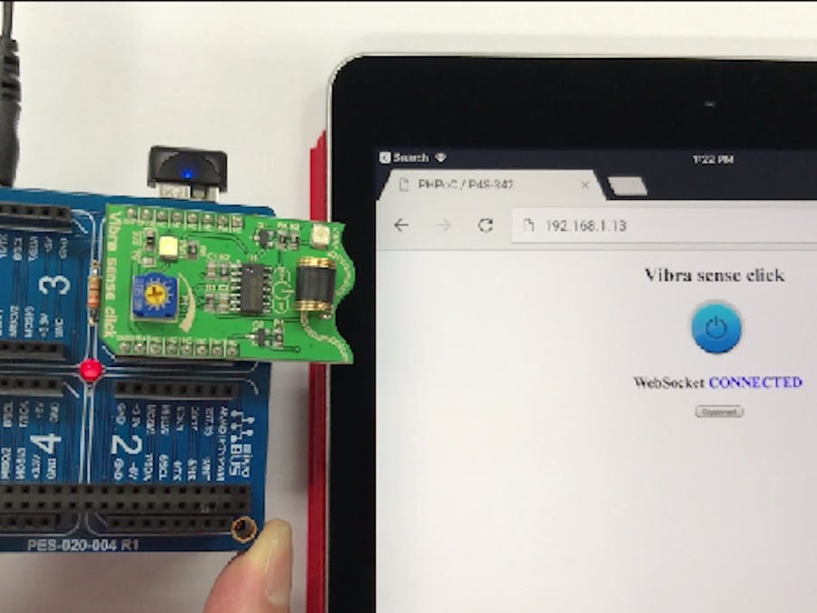 MikroBUS Vibra Sense Click