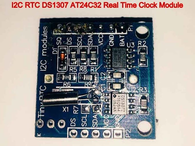 Esp8266 With Ds1307 Rtc, Nv Sram And Square-wave Output - Hackster.io