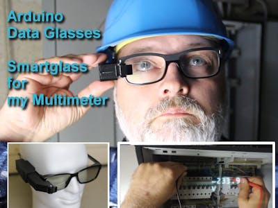 Arduino Glasses HMD for Multimeter