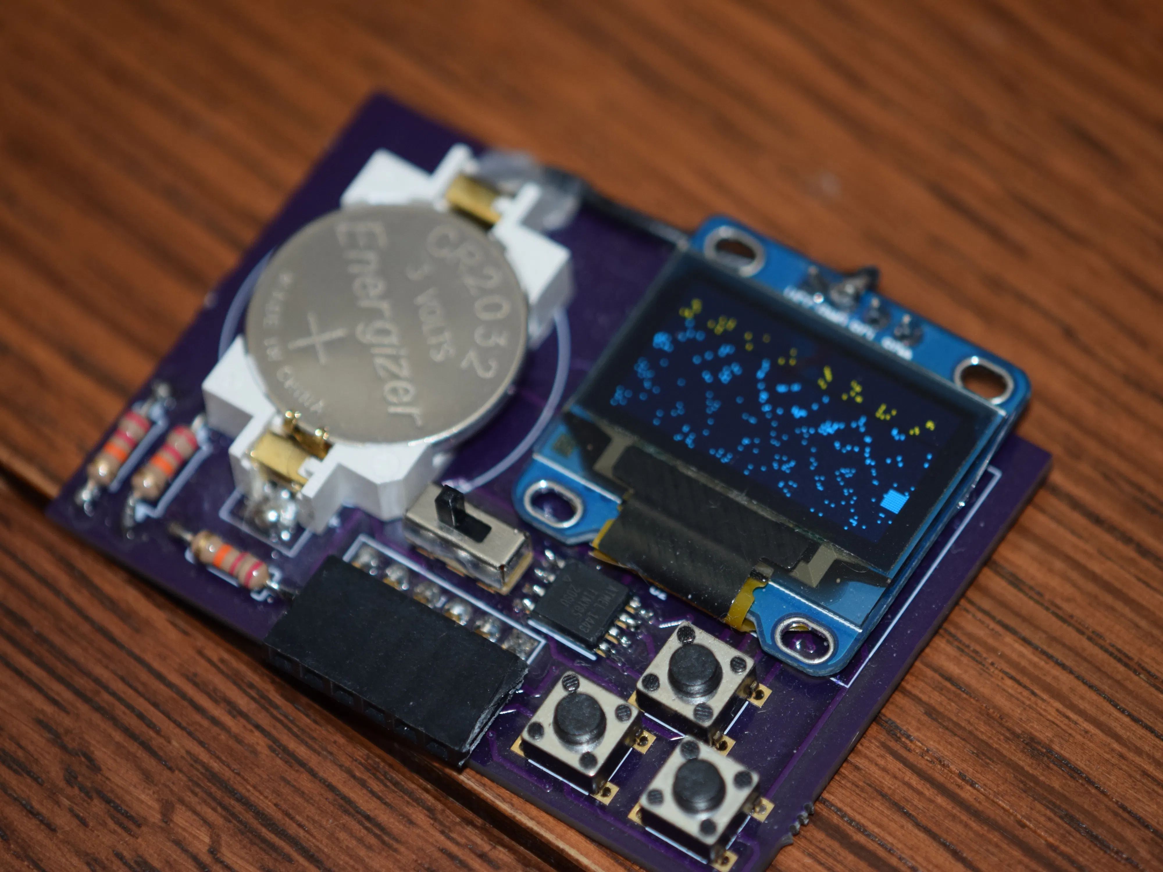 Business Card/Game Console: ATtiny85 and OLED Screen - Hackster.io
