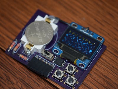 Business Card/Game Console: ATtiny85 and OLED Screen