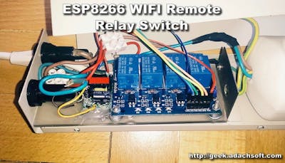 ESP8266 WIFI Remote Relay Switch