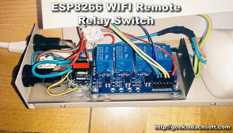 ESP8266 WIFI Remote Relay Switch