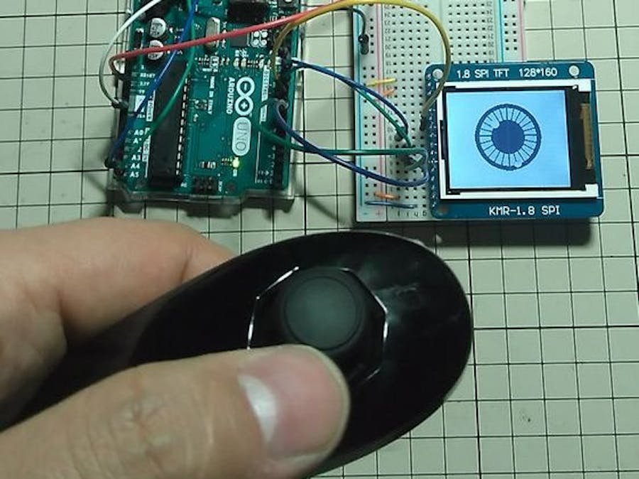 1.8" TFT LCD Display Test Using Visuino