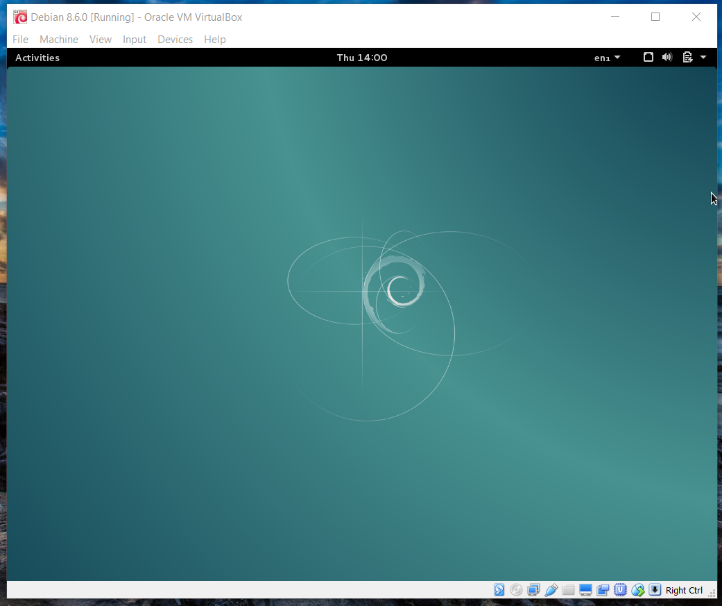 linux virtual machine full screen