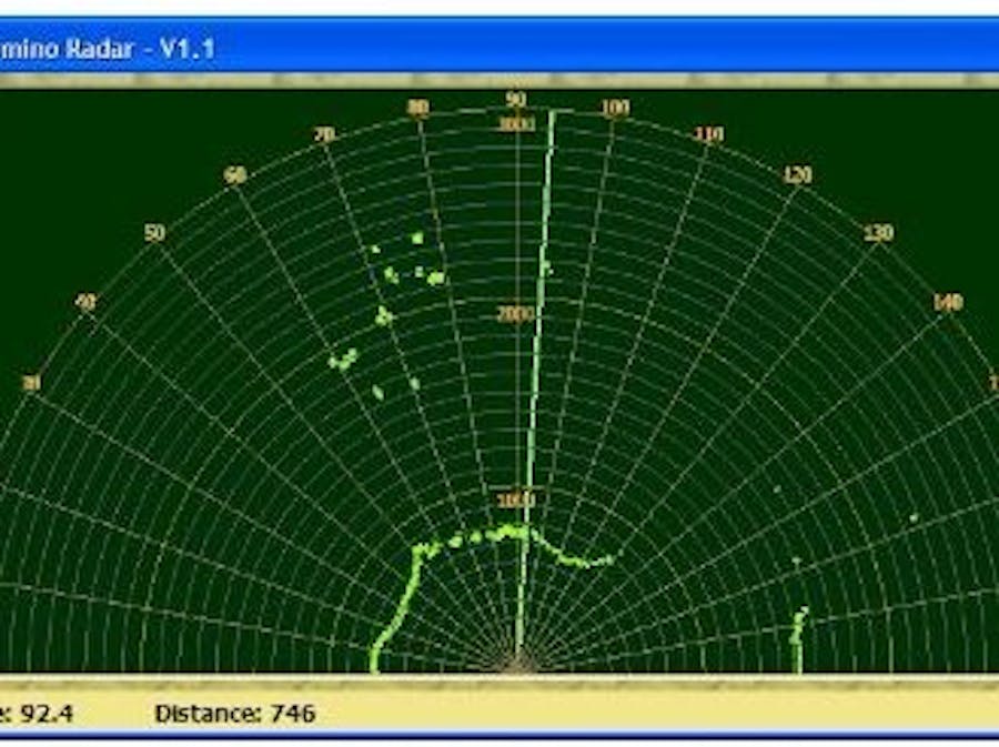 Theremino Ultrasonic Radar