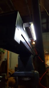 Lighting Up the Radial Arm Saw