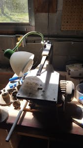 Installing a Salvaged Lamp on a Scrollsaw