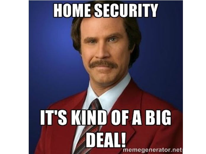 Magnetic reed switch door alarm