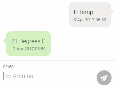 SMS Temperature Reply