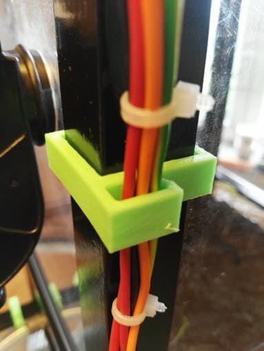Our 3D printed cable holders