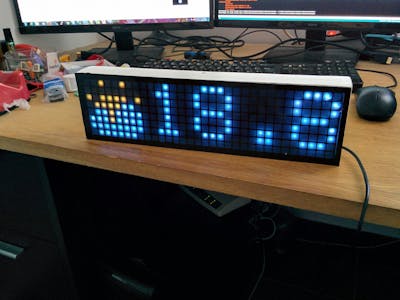 ESPMetric - Smart Matrix LEDs Screen
