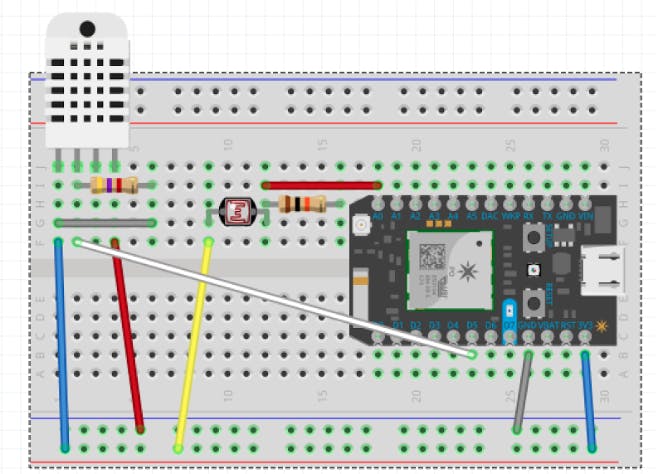 Temperature Sensor Breadboard