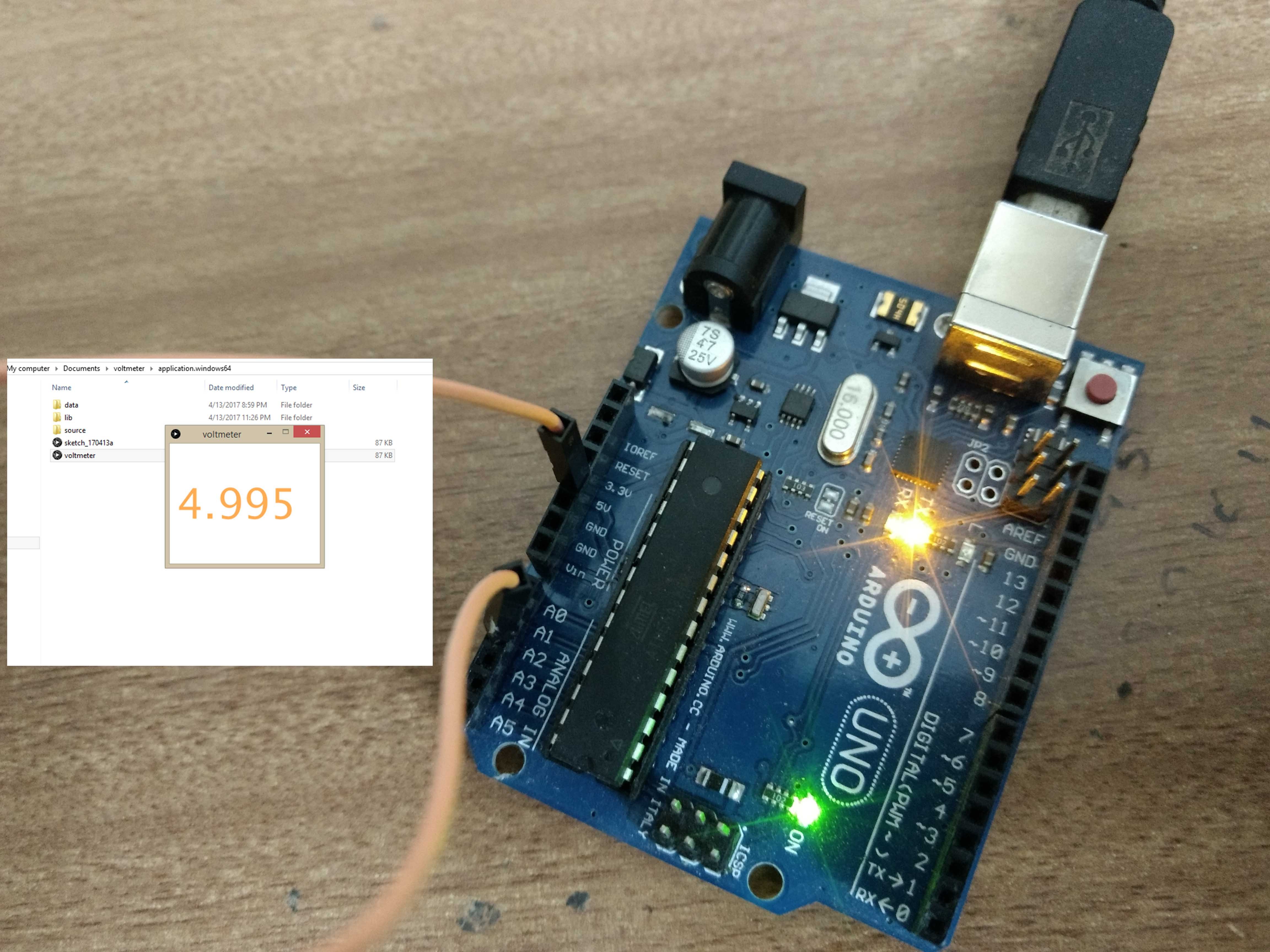 Arduino Voltmeter (Standalone Application) - Hackster.io