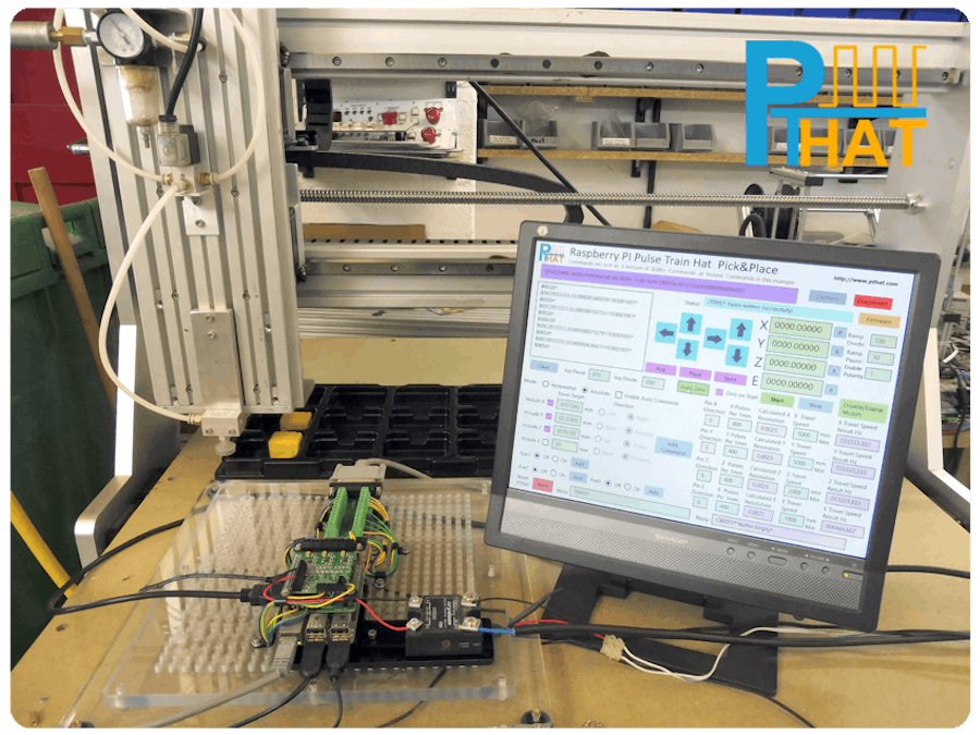 Pulse Train HAT Pick & Place Example