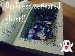 Arduino Darkness Activated Ghost