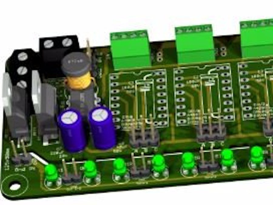 Theremino driver for 5 stepper motors V2.