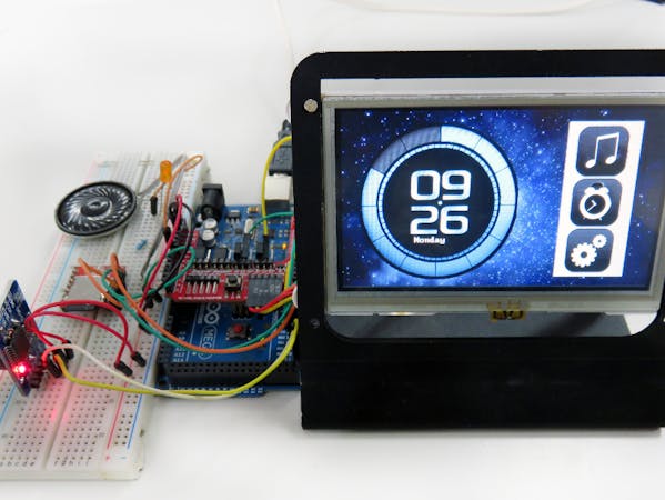 Alarm Clock Featuring Gen4 Ulcd 43dt Arduino Project Hub 4236