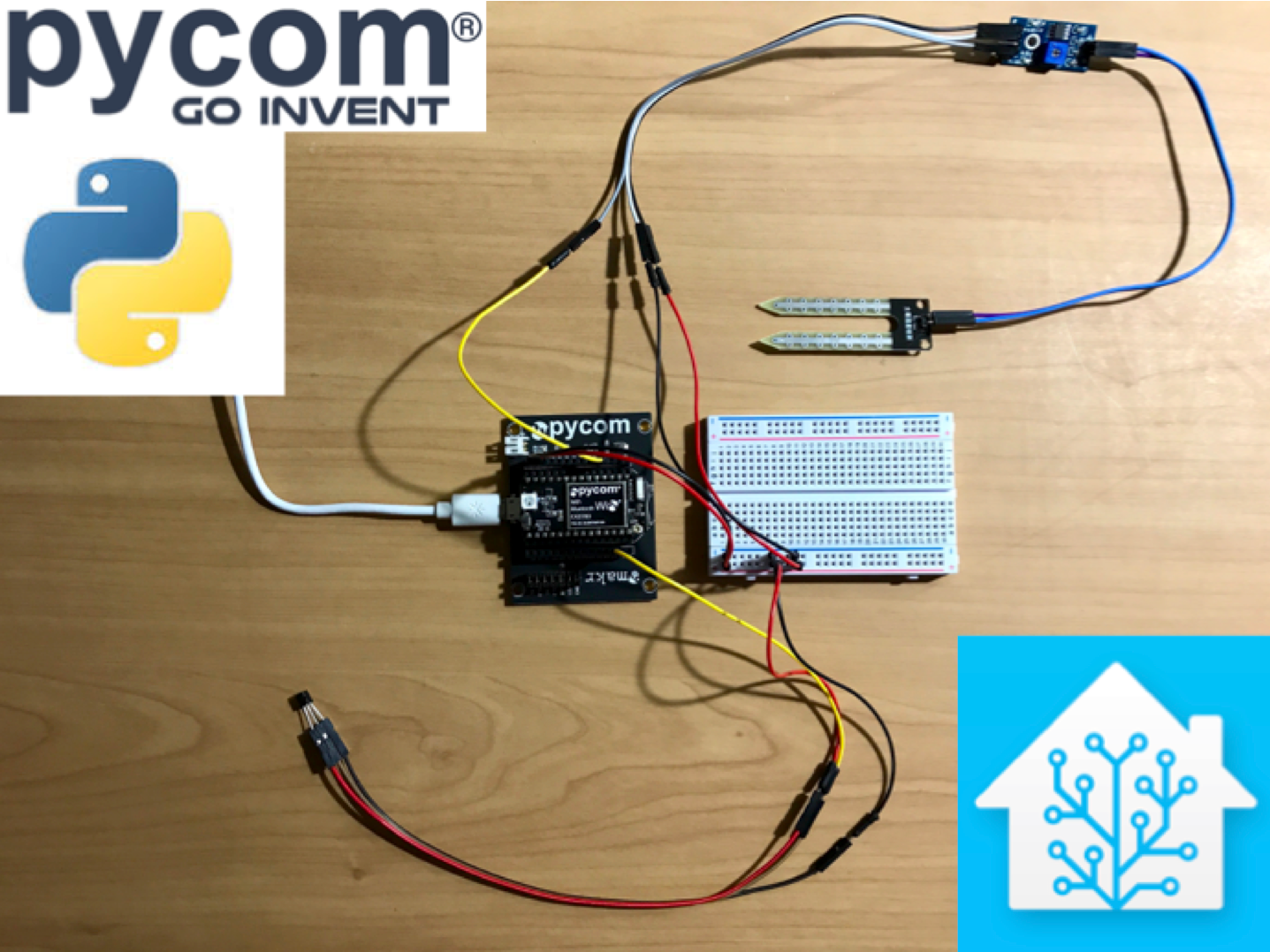 MicroPython Leak Detector with Adafruit and Home Assistant Hackster.io