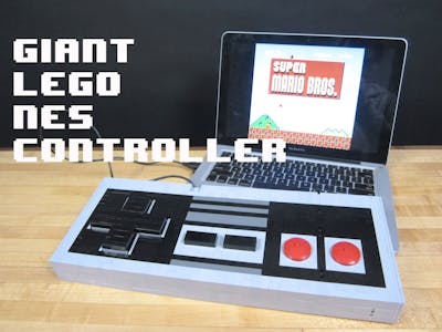 Giant Working LEGO NES Controller