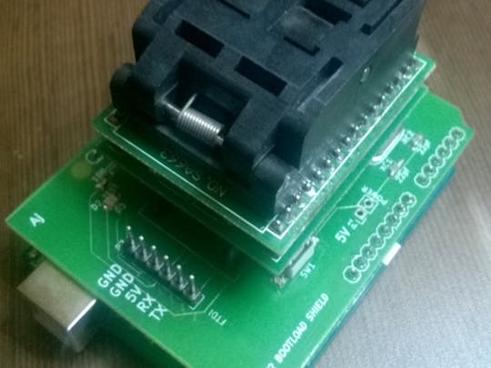 SMD ATMEGA328P Bootload