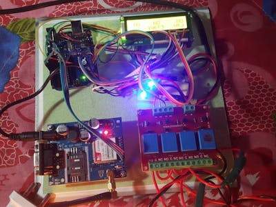 GSM based Home Automation