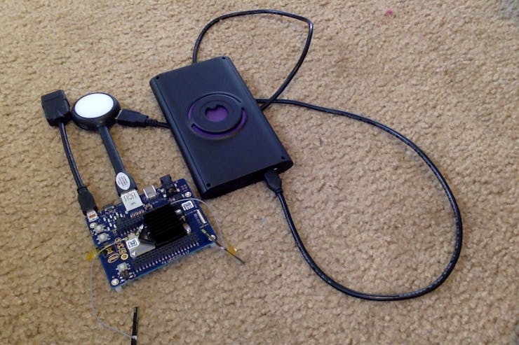 Walabot connected to Intel Joule