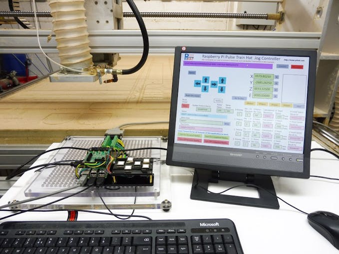 Pulse Train HAT Jog Control of a CNC Machine - Hackster.io Pulse Train HAT Jog Control of a CNC Machine - Hackster.io - 679 x 510 jpeg 55kB
