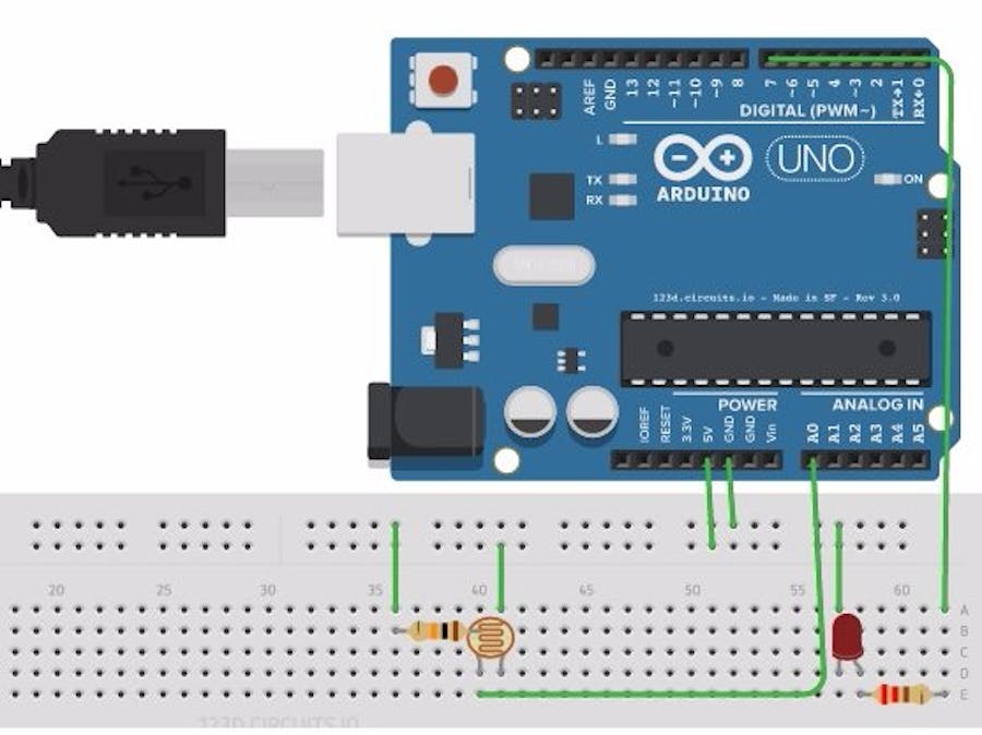 Turn On and Off LED by LDR (Toggle LDR)